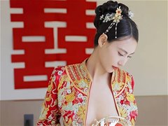 秀人女神lingyu69新婚之夜美丽娇妻私购流出